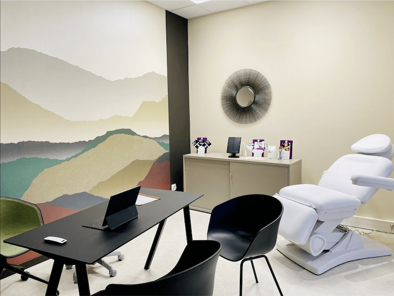Salle de consultation du centre Dermo Laser Lyon